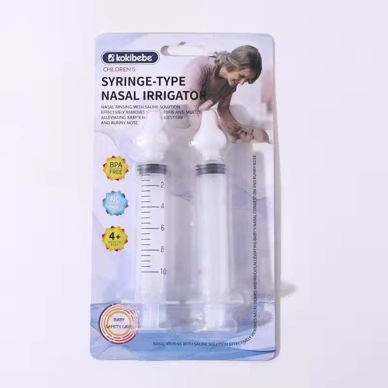 2Pcs Needle Tube Baby Nasal Aspirator Syringe Baby Nose Cleaner Rhinitis Nasal Washer Irrigator Baby Nose Washing For Children