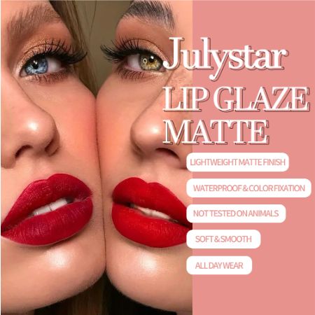 1pc Waterproof Liquid Lipsticks Lip Makeup Matte Velvet Lipstick Lip Gloss Red Sexy Cosmetic 6 Colors Long Lasting Lip Glaze view 4