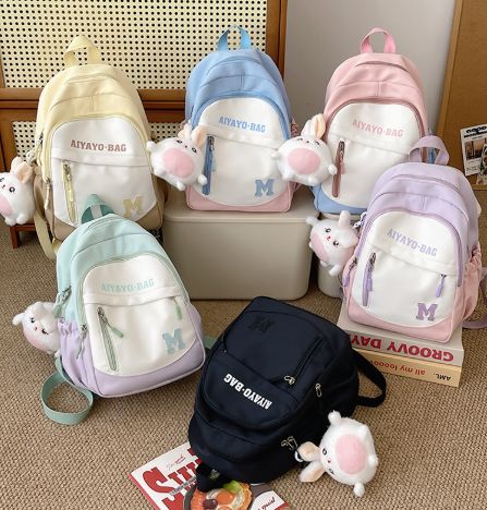 1PC Cute Children's Travel Bapa Soft oulder Bag for Girls Primary School Students Spring Outing Study Tour Small Bookbag