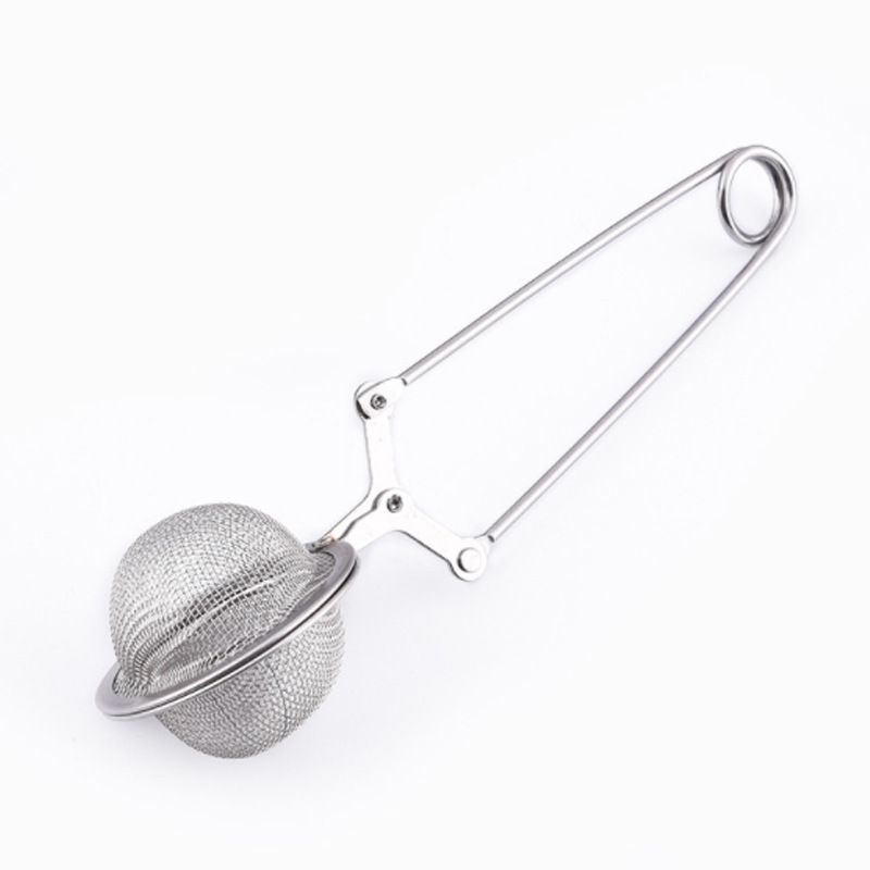 Stainless Steel Tea Ball Chain Tea Leak Handle Tea Strainer Kung Fu Tea Set Tea Infuser Tea Ceremony Accessories Mesh Sieve Tool