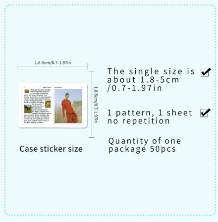 50Pcs Creamy Korean INS Style Stickers - Aesthetic Pastel Decor for Notebook/Guka - Waterproof & DIY Friendly