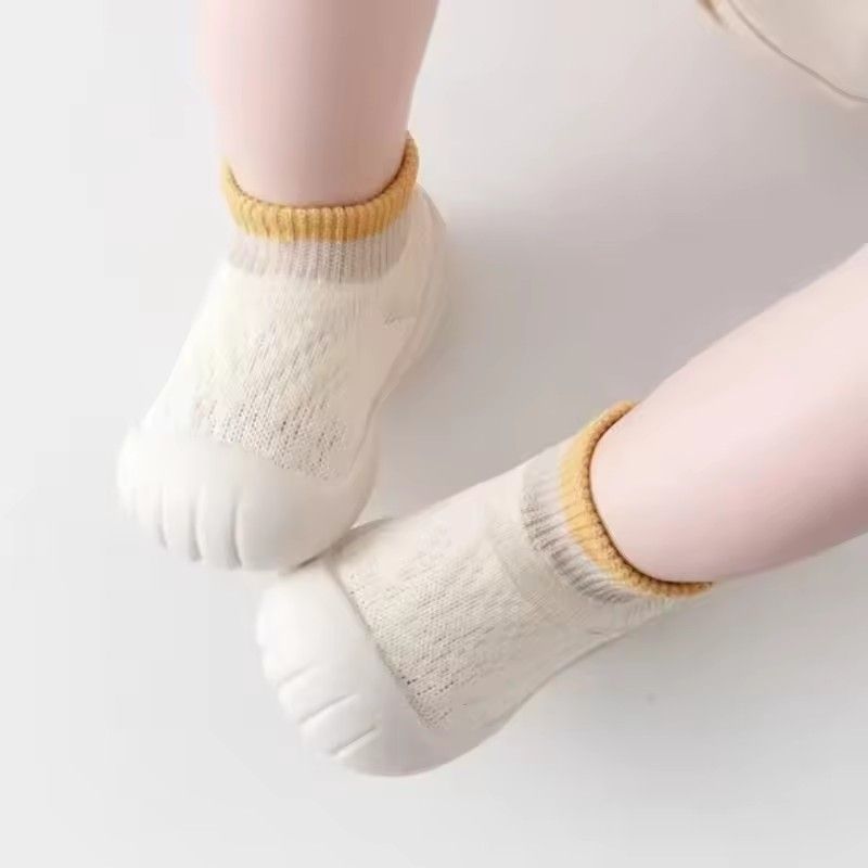 Anti Slip Cotton Baby Floor Socks For Indoor Shock Absorption And Cooling Prevention Soft Soled Baby Walking Shoes