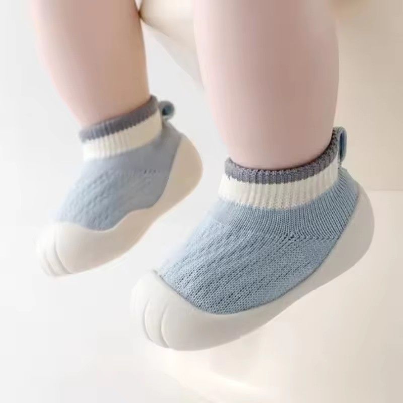 Anti Slip Cotton Baby Floor Socks For Indoor Shock Absorption And Cooling Prevention Soft Soled Baby Walking Shoes
