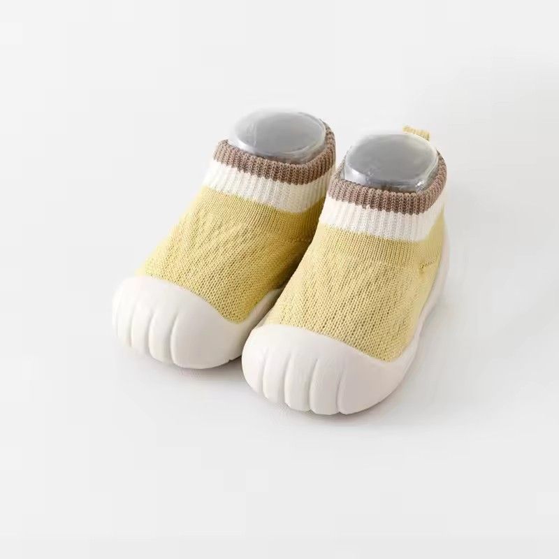 Anti Slip Cotton Baby Floor Socks For Indoor Shock Absorption And Cooling Prevention Soft Soled Baby Walking Shoes