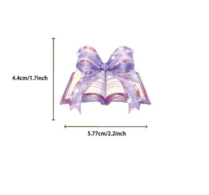 50PCS PET Transparent Purple Dream Cartoon Stickers Luggage Water Cups Scooter Decorative Stickers