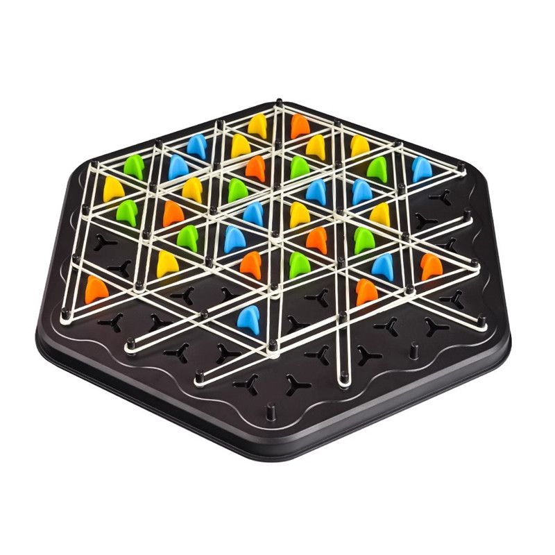 Triangle Chess Duel Board Game Family Interaction Exercise Thinking Logic Ability Toy Multiplayer Desktop Delight Fight Toy Gift