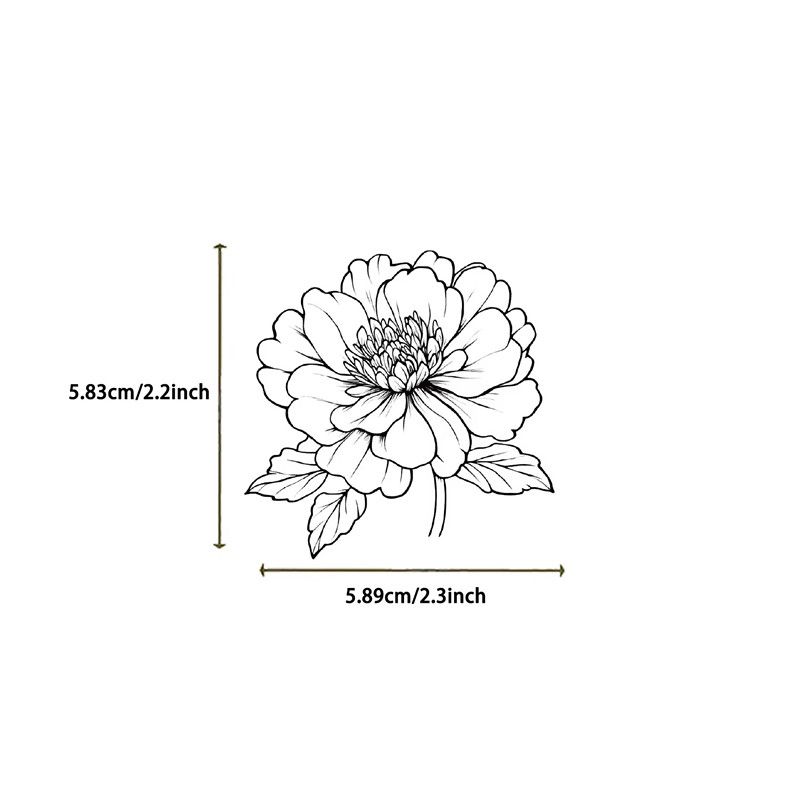 50PCS Black and White Plants Pattern Stickers Perfect for DIY Phone Cases Water Cups PET Sticker Decoration