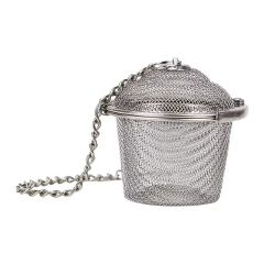 1PC Durable Silver Reusable Stainless Mesh Herbal Ball Tea Spice Strainer Teakettle Locking Tea Filter Infuser Spice