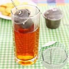 1PC Durable Silver Reusable Stainless Mesh Herbal Ball Tea Spice Strainer Teakettle Locking Tea Filter Infuser Spice