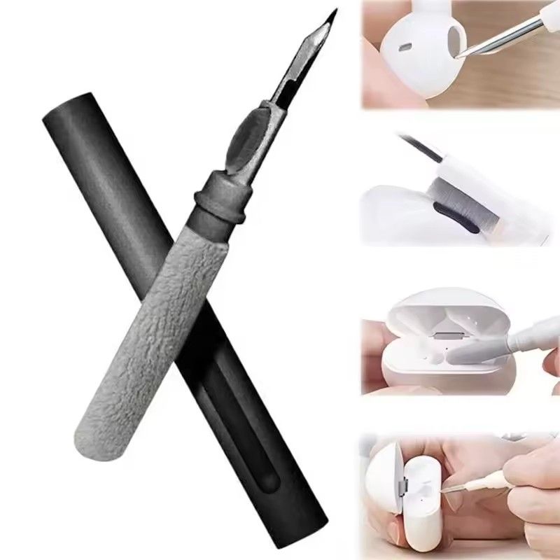 1PC Universal Cleaning Pen for Earbuds 3 in 1 Wireless Earphone Case Cleaning Tools Kit Cleaning Brush DIY Gardget Accessory
