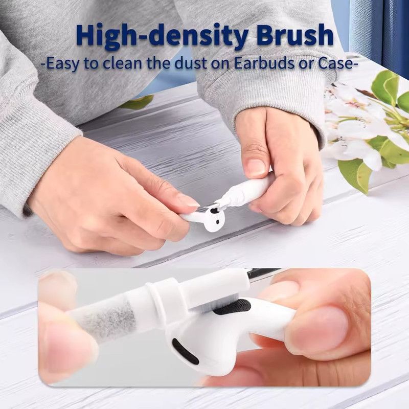 1PC Universal Cleaning Pen for Earbuds 3 in 1 Wireless Earphone Case Cleaning Tools Kit Cleaning Brush DIY Gardget Accessory