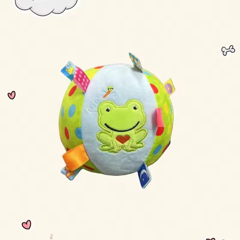 1PC Plush Dog Chew Toy Ball With Bells Interactive Pet Toy For Small Large Dogs Cats Puppy Teeth Cleaning Durable Fun Play Ball