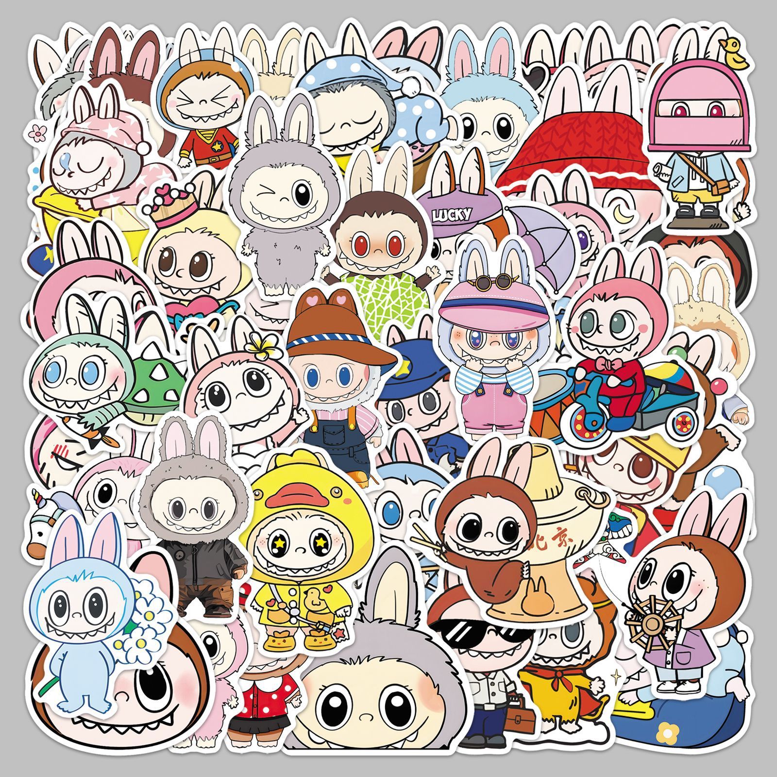 Funny cat Stickers Cartoon Cute Decals Toy Stationery Guitar Phone Bicycle Laptop Luggage Car Graffiti Kids Sticker-H-11