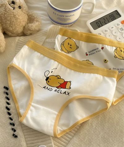 5pcs Cotton Girls Panties Triangle Cute Cartoon Little Girl Medium Older Child Baby Infant Children's Panties Female