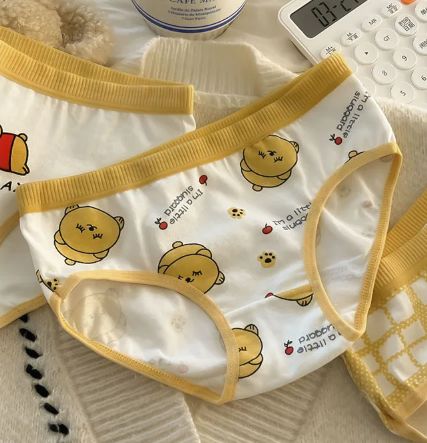 5pcs Cotton Girls Panties Triangle Cute Cartoon Little Girl Medium Older Child Baby Infant Children's Panties Female