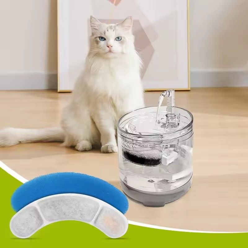 5pcs Replacement Filter For Cat Dog Water Drinking Fountain Activated Carbon Replaced Filters Fountain Dispenser Feeders