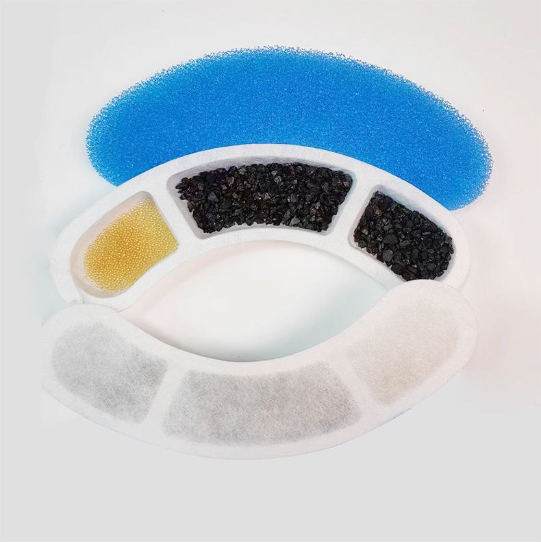 5pcs Replacement Filter For Cat Dog Water Drinking Fountain Activated Carbon Replaced Filters Fountain Dispenser Feeders