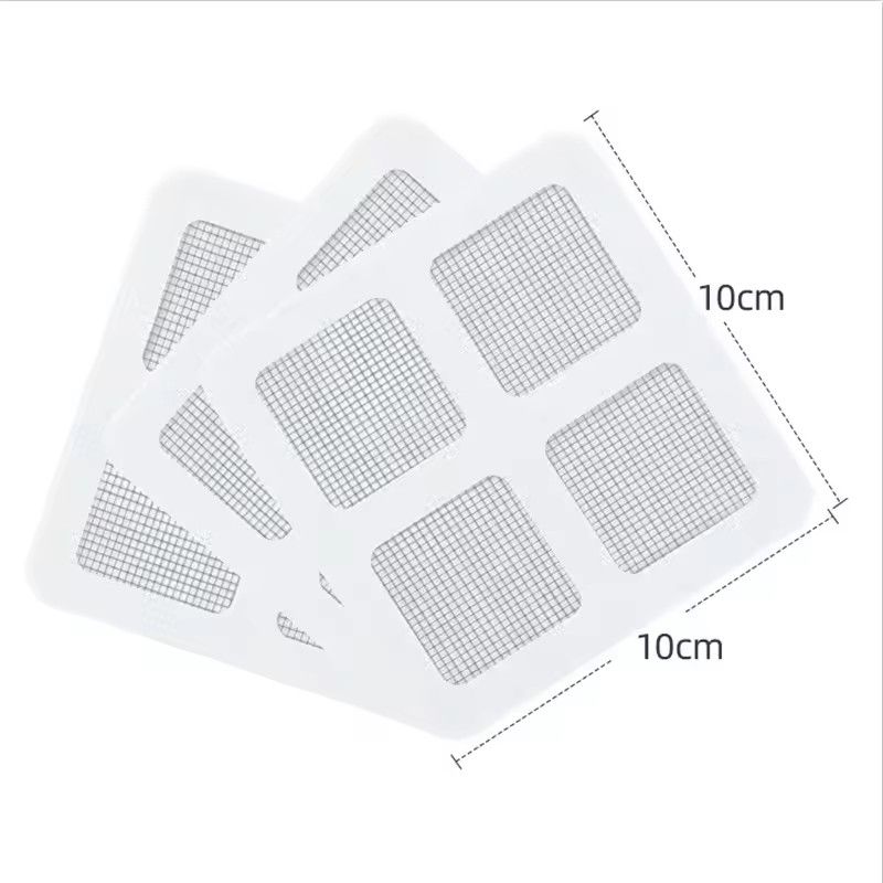50pcs Disposable Shower Drain Hair Catcher Mesh Shower Drain Covers Floor Sink Strainer Filter Hair Stopper For Bathroom