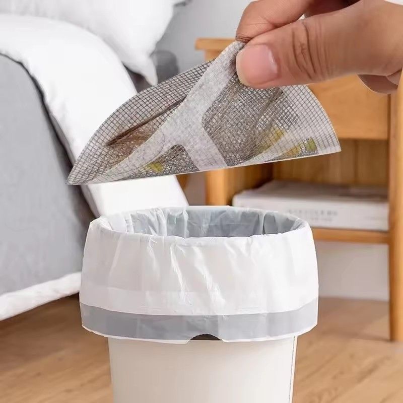 50pcs Disposable Shower Drain Hair Catcher Mesh Shower Drain Covers Floor Sink Strainer Filter Hair Stopper For Bathroom