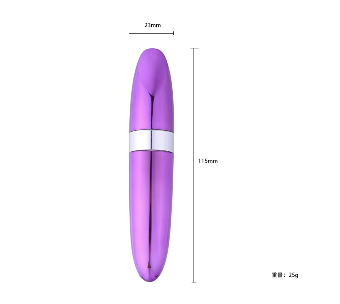 Rechargeable Mini Bullet Fashion Lipstick Massage Vibrator for Female Lipstick Vibrator Sex Toys Women Couple Valentine Gag Gift for Girlfriend Wife