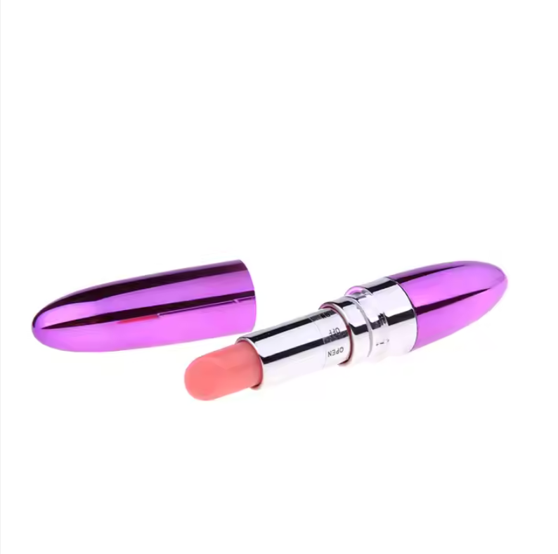 Rechargeable Mini Bullet Fashion Lipstick Massage Vibrator for Female Lipstick Vibrator Sex Toys Women Couple Valentine Gag Gift for Girlfriend Wife