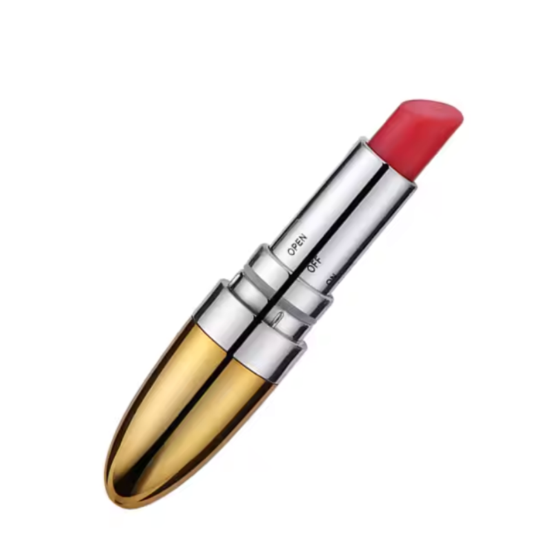Rechargeable Mini Bullet Fashion Lipstick Massage Vibrator for Female Lipstick Vibrator Sex Toys Women Couple Valentine Gag Gift for Girlfriend Wife
