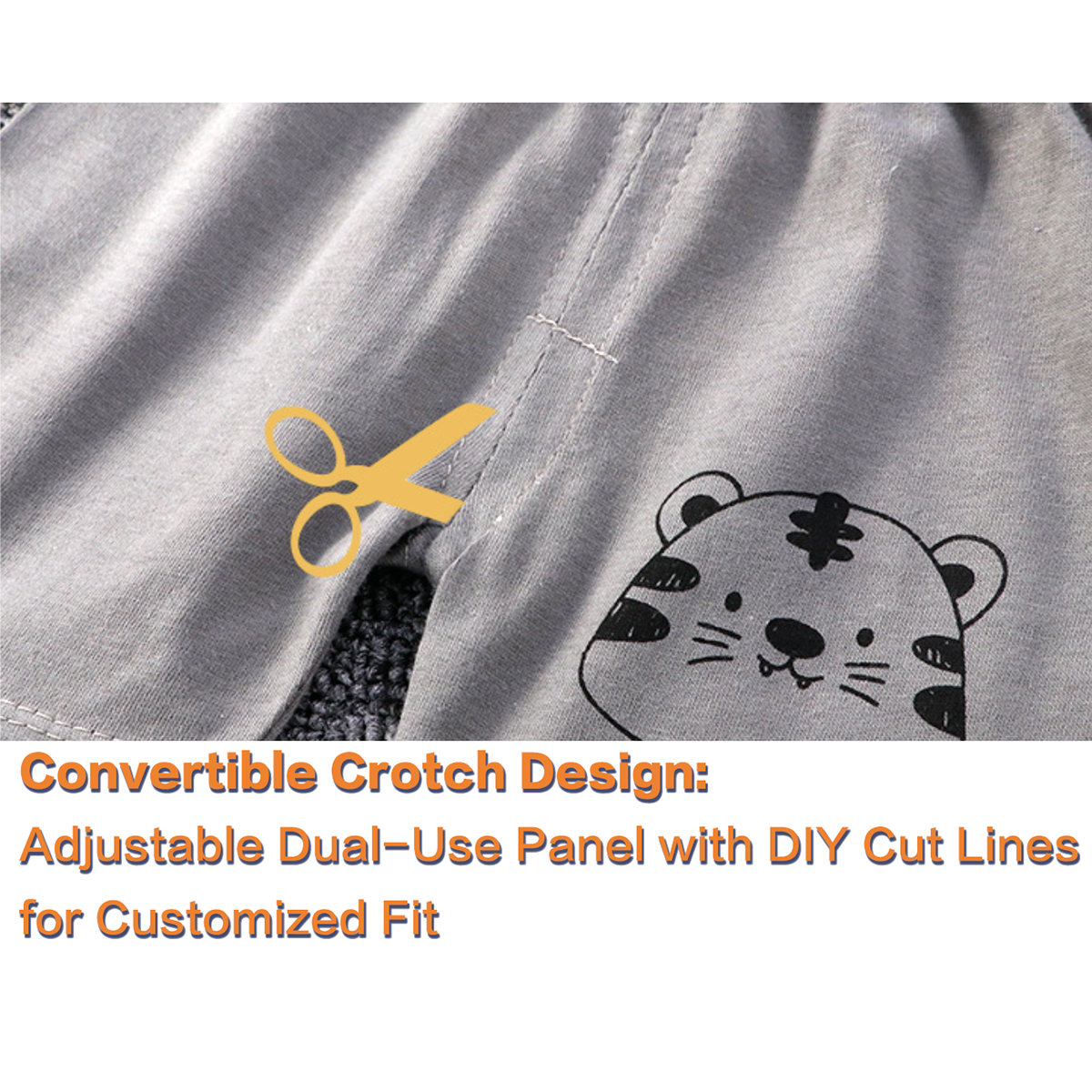 2-Piece Set (T-shirt+Shorts) New Pure Cotton Kids' Short Sleeve Set - Breathable Two-Way Crotch Design & Lightweight Comfort Clothing Set Adjustable Baby Toddler Outfits