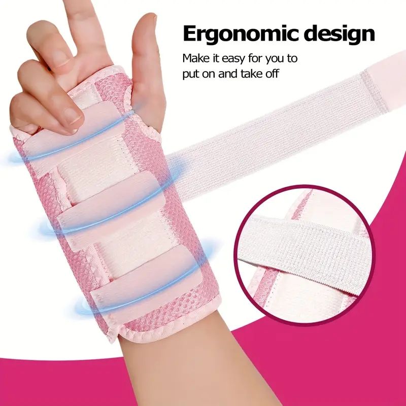 Adjustable Wrist Braces with Dual-Plate Support Breathable Nylon, Triple Fixation Design for Sports & Daily Use, Ideal Gift for Birthdays, Everyday Wrist Support|Breathable Comfort|Secure Fit Brace