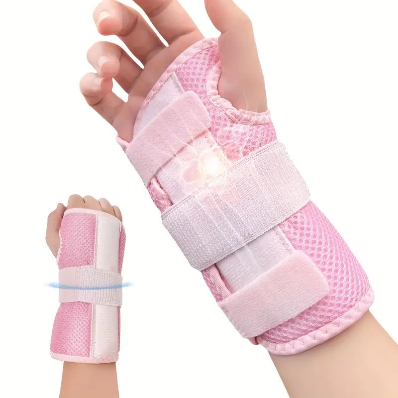 Adjustable Wrist Braces with Dual-Plate Support Breathable Nylon, Triple Fixation Design for Sports & Daily Use, Ideal Gift for Birthdays, Everyday Wrist Support|Breathable Comfort|Secure Fit Brace
