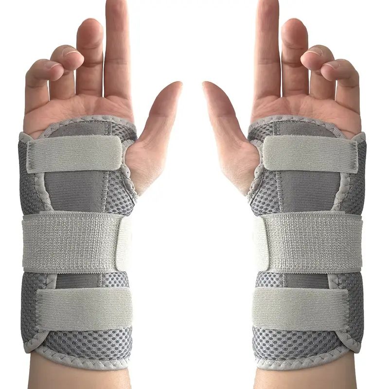 Adjustable Wrist Braces with Dual-Plate Support Breathable Nylon, Triple Fixation Design for Sports & Daily Use, Ideal Gift for Birthdays, Everyday Wrist Support|Breathable Comfort|Secure Fit Brace