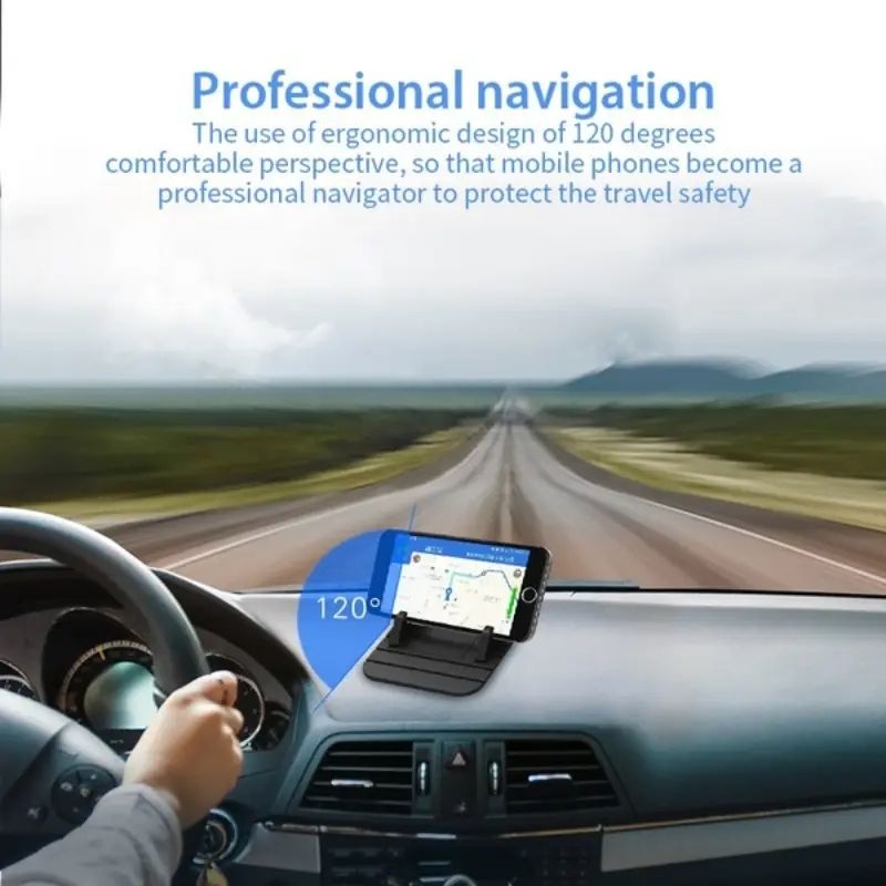 Multi-Functional Silicone Dashboard Phone Holder - Non-Slip Installation, Ideal for iPhone, Samsung, and Home Use, Home Phone Holder|Modern Phone Holder|Durable Phone Holder for Car