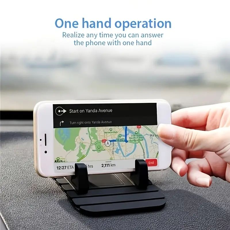Multi-Functional Silicone Dashboard Phone Holder - Non-Slip Installation, Ideal for iPhone, Samsung, and Home Use, Home Phone Holder|Modern Phone Holder|Durable Phone Holder for Car
