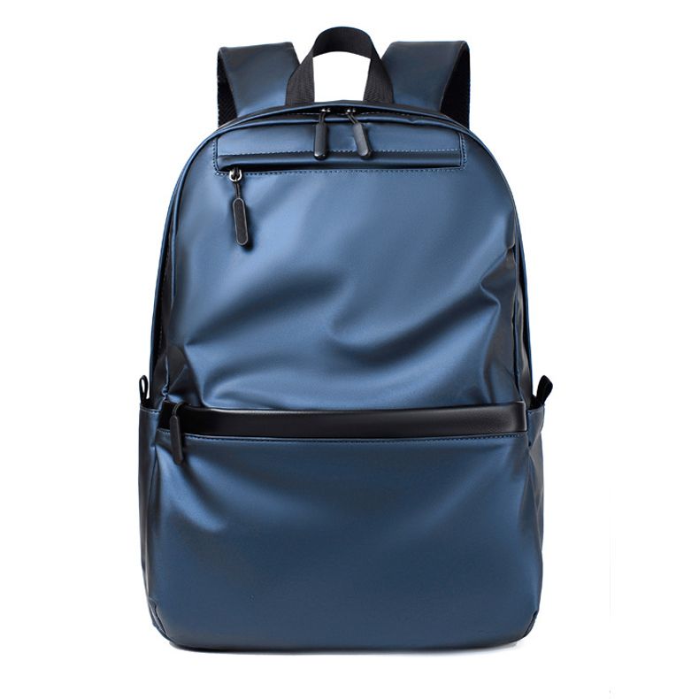 Men's Premium Large Capacity Travel Backpack - Sleek Black Business & Casual Laptop Bag with Multiple Compartments for Outdoor Adventures, Backpack for Travel, Modern Design, Smooth Texture