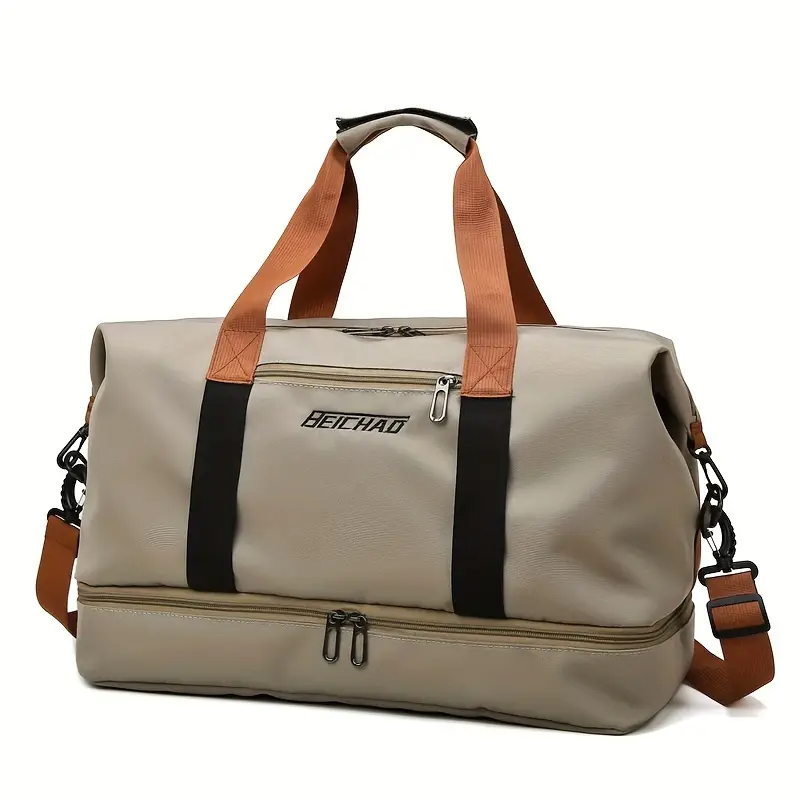Travel Bag, Luggage Bag, Large Capacity Travel Bag with Wet and Dry Separation, Casual Outdoor Travel Tote, Women'S Fitness Yoga Bag, Weekend Overnight Bag