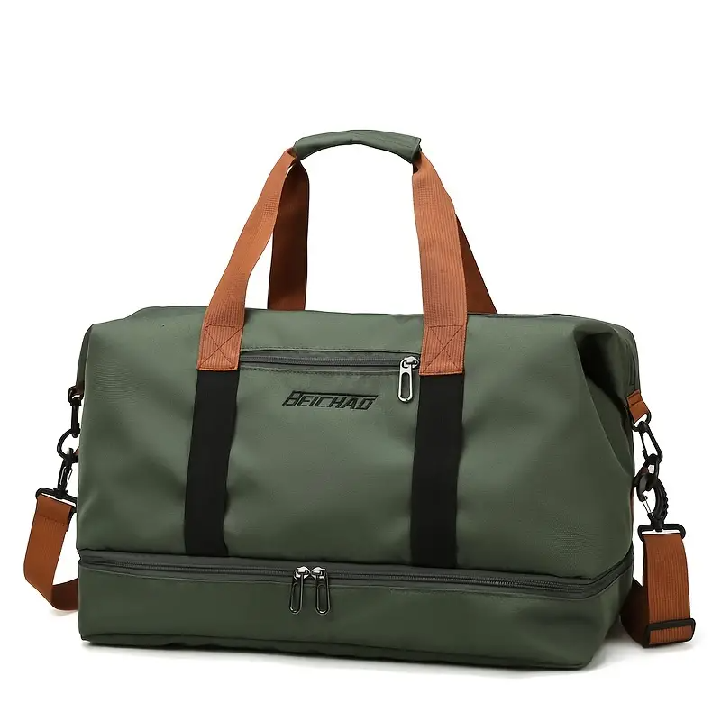 Travel Bag, Luggage Bag, Large Capacity Travel Bag with Wet and Dry Separation, Casual Outdoor Travel Tote, Women'S Fitness Yoga Bag, Weekend Overnight Bag
