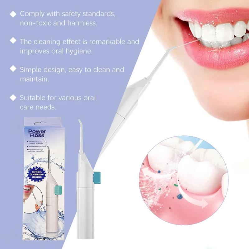 Manual Teeth Cleaner - Oral Odor & Tartar Removal, Portable Teeth Care Daily Dental Irrigator For Gentle Cleaning