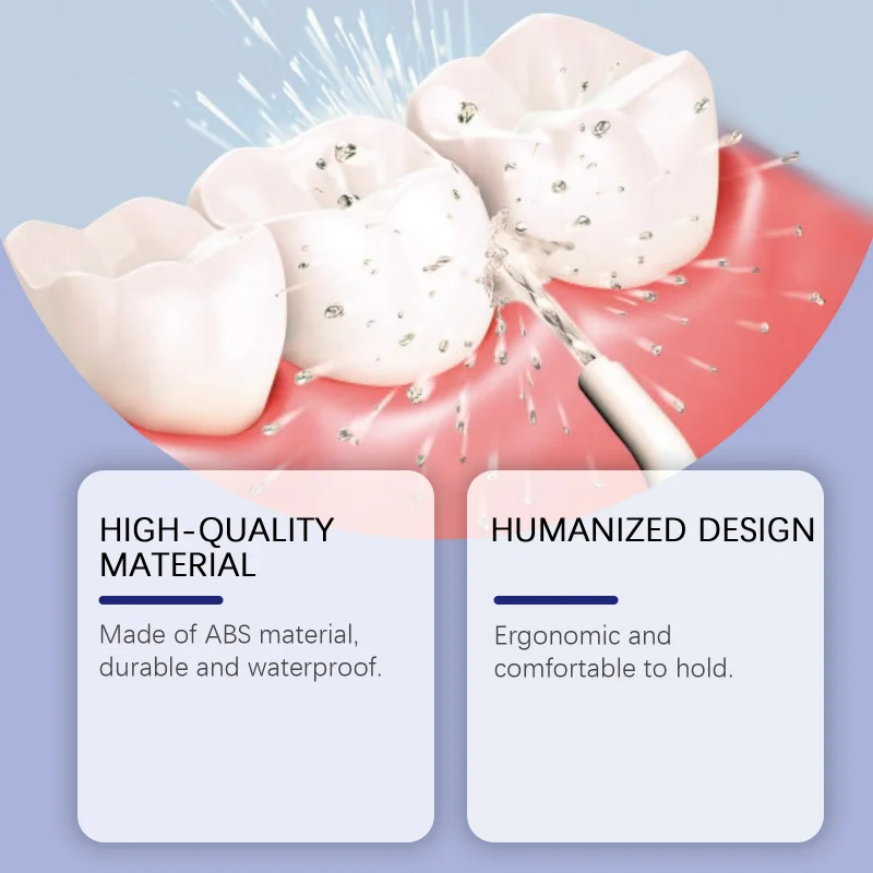 Manual Teeth Cleaner - Oral Odor & Tartar Removal, Portable Teeth Care Daily Dental Irrigator For Gentle Cleaning