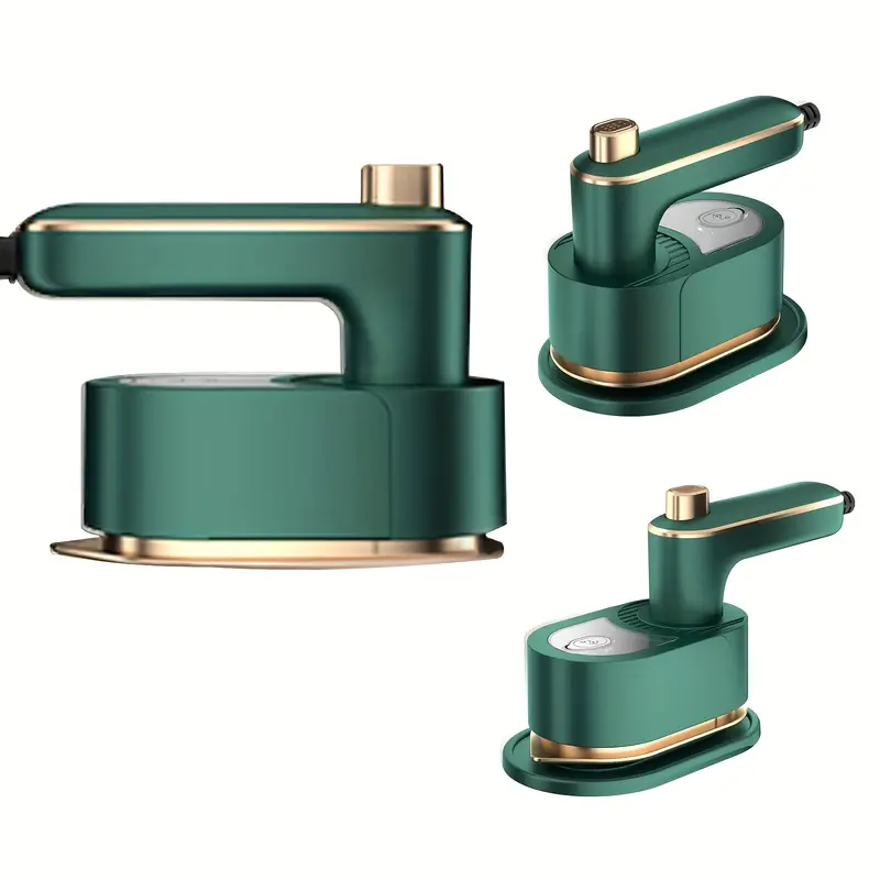 Portable 1-Pack Handheld Mini Ironing Machine | 15s Fast Heating, 180° Rotatable Soleplate, Electric Steam Iron for Clothes, Tweed, Silk, Knit, Polyester - Lightweight, Compact, Travel