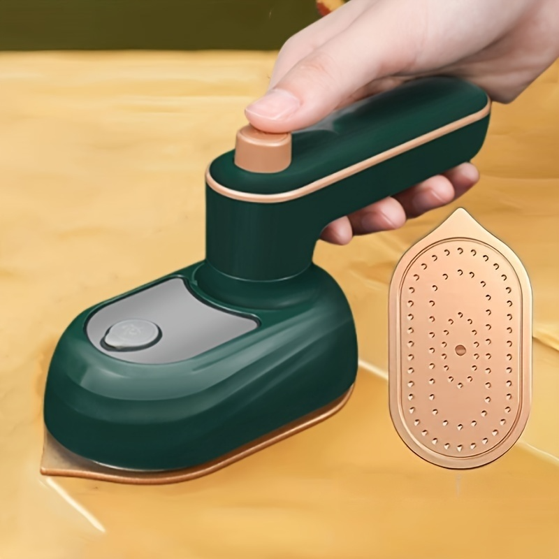 Portable 1-Pack Handheld Mini Ironing Machine | 15s Fast Heating, 180° Rotatable Soleplate, Electric Steam Iron for Clothes, Tweed, Silk, Knit, Polyester - Lightweight, Compact, Travel