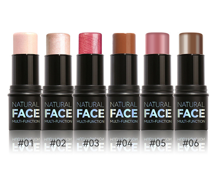 Face Pearl Stone Highlighter Stick Contour Shading Lasting Cheek Stereoscopic Brightening Skin Blush Illuminator Makeup Cosmetic