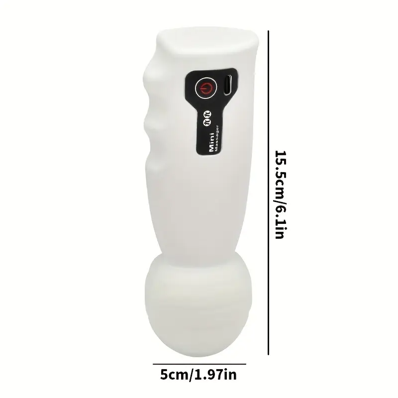 Portable Mini Electric Massager, USB Rechargeable, 4-speed Adjustment Gear, Suitable for Body, Back, Neck, Leg and Waist Massage High Speed Motor, high frequency vibration
