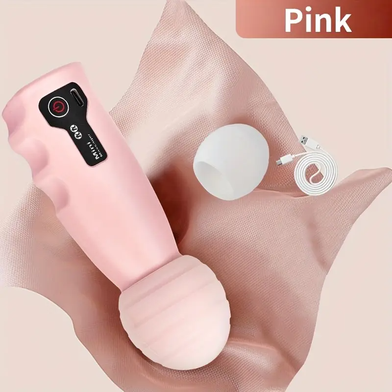 Portable Mini Electric Massager, USB Rechargeable, 4-speed Adjustment Gear, Suitable for Body, Back, Neck, Leg and Waist Massage High Speed Motor, high frequency vibration