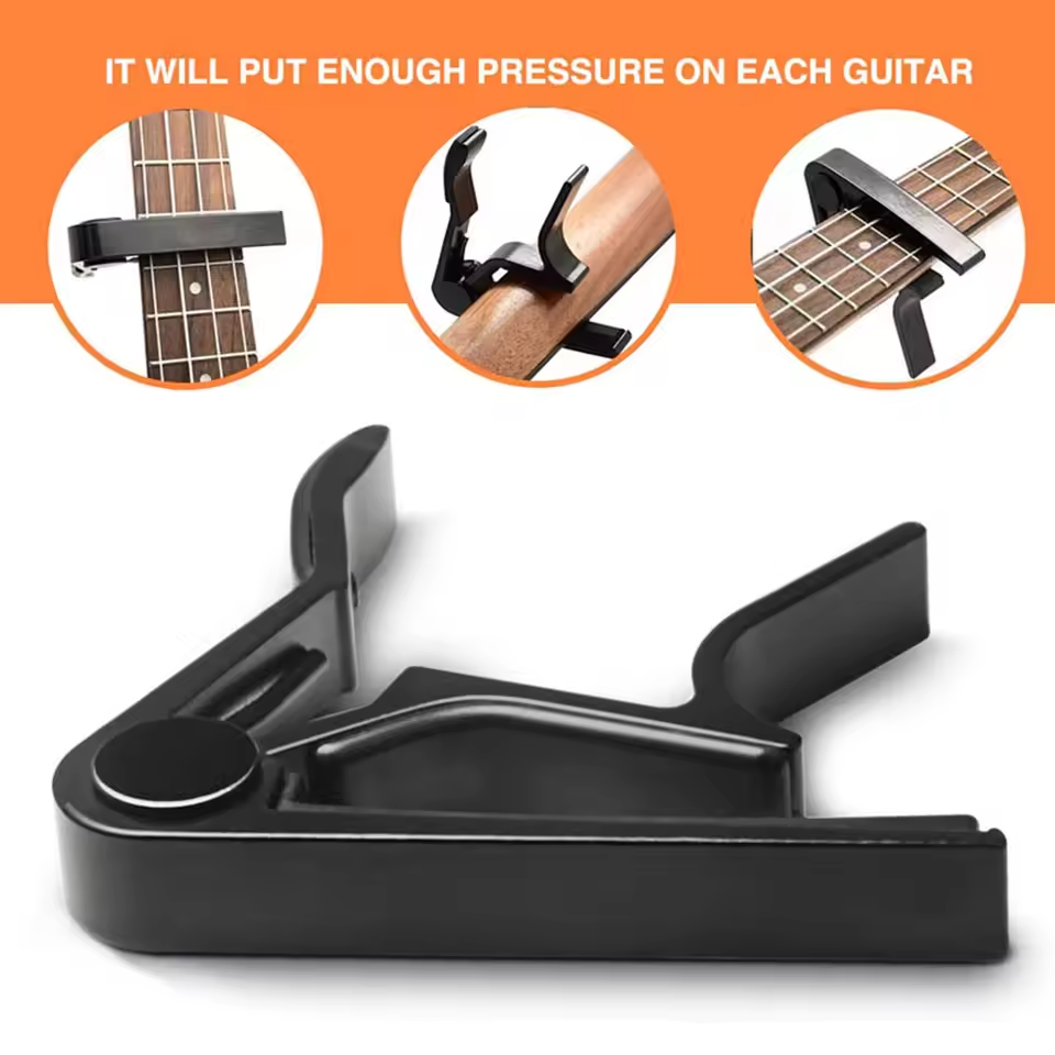 High Quality Aluminium Alloy Metal Guitar Capo Quick Change Clamp Key Acoustic Classic Guitar Capo Tone Adjusting Guitar Parts