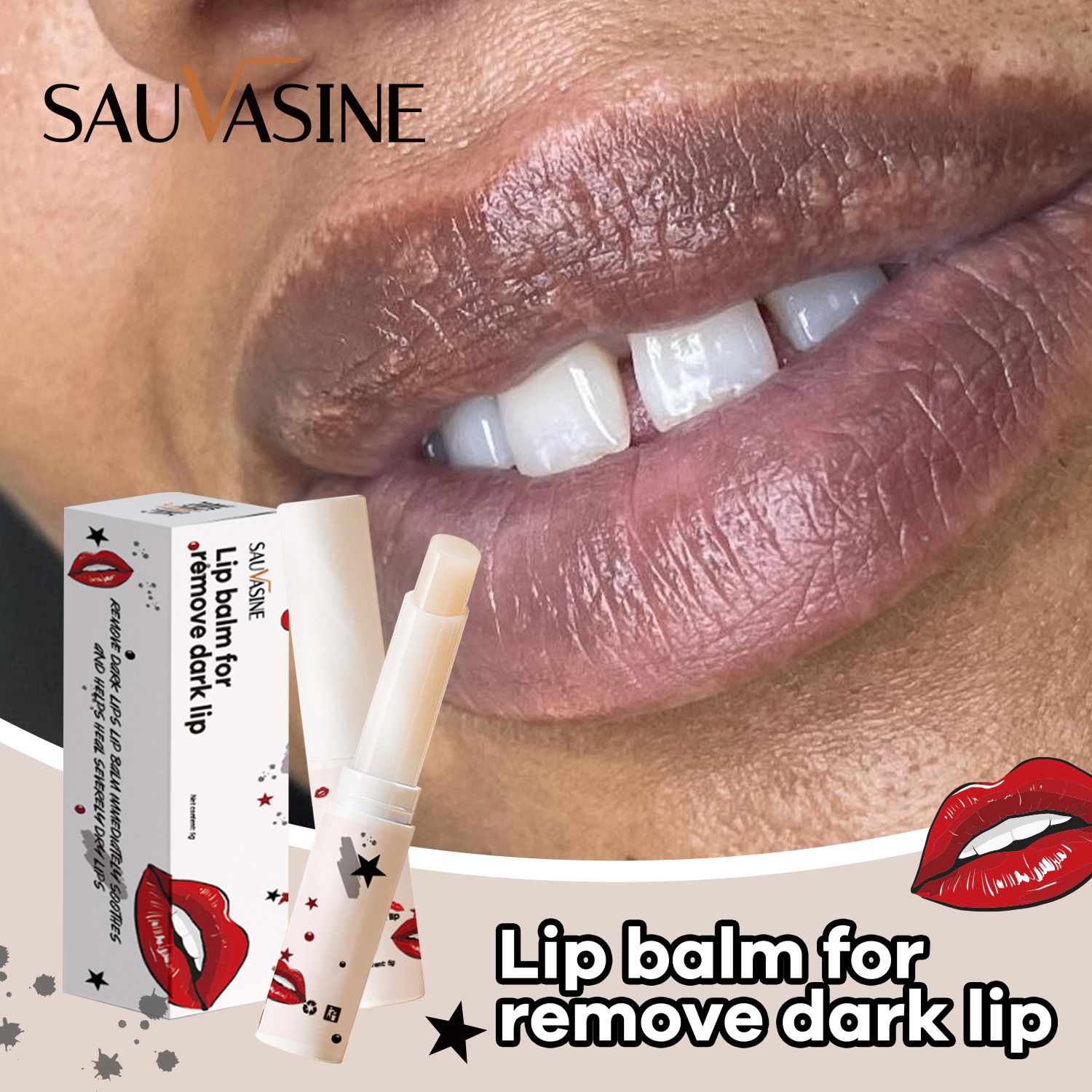 Lip Balm For Remove Dark Lip Moisturizing Lightening Melanin Whitening Plumper Extreme Gloss Pink Lips Skin Care For Men Women