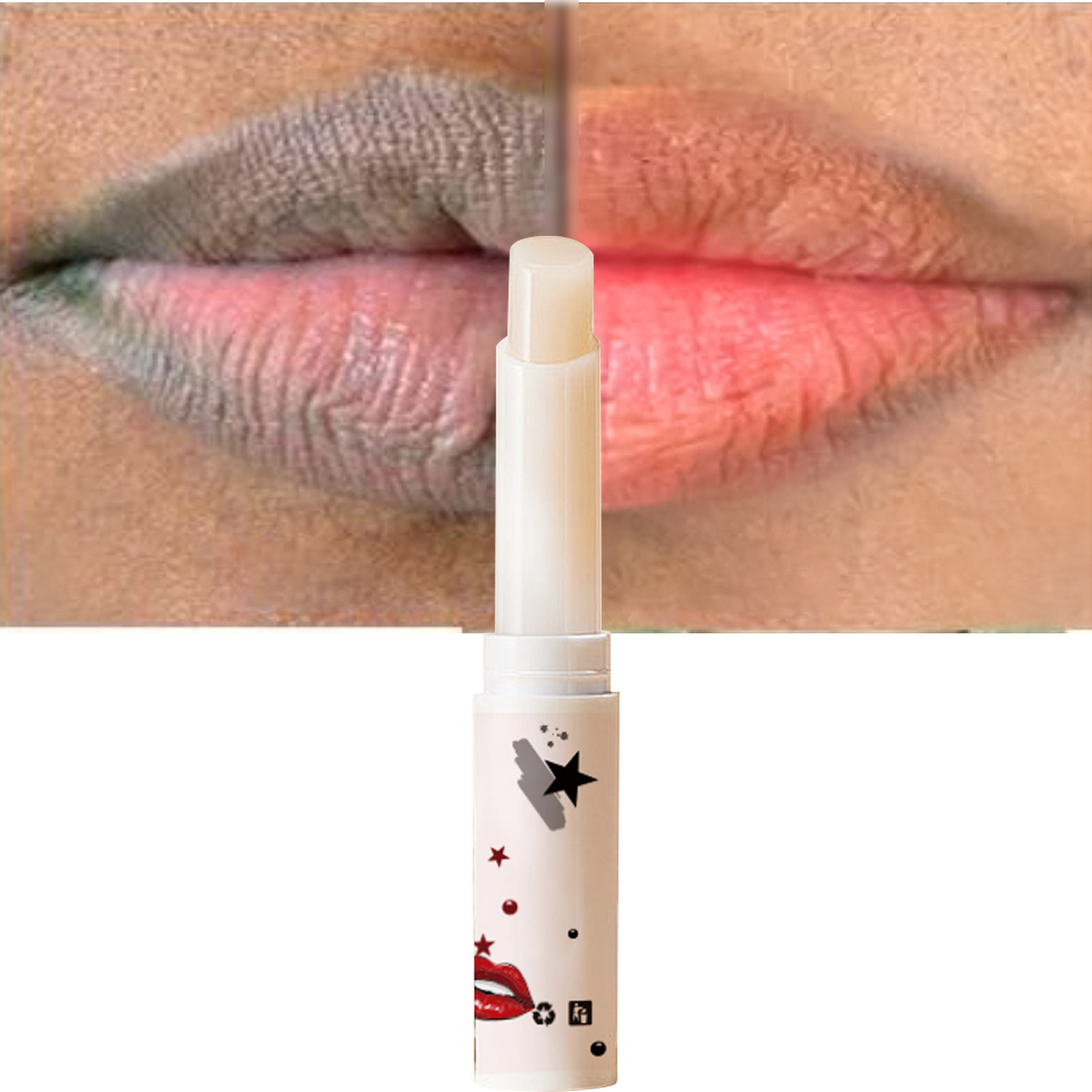 Lip Balm For Remove Dark Lip Moisturizing Lightening Melanin Whitening Plumper Extreme Gloss Pink Lips Skin Care For Men Women