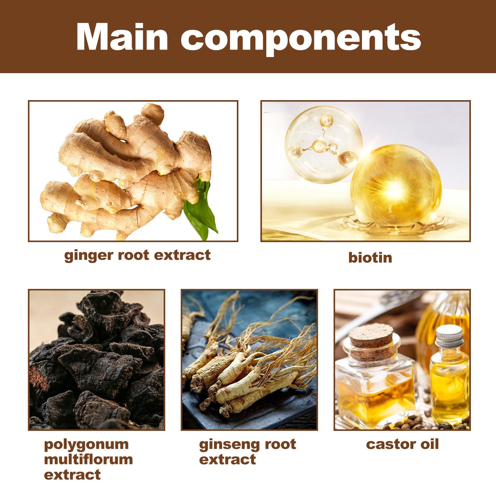 EELHOE Biotin Hair Spray For Man Women 30ml Hair Growth Repair Damage Restore Oil Scalp Repair Serum Spray Thicken Hair Care