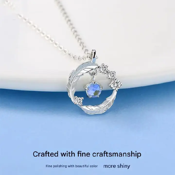 Women's Necklaces Cupid's Feather Necklace Women's Jewelry Necklaces Clavicle Chain Sweater chain
