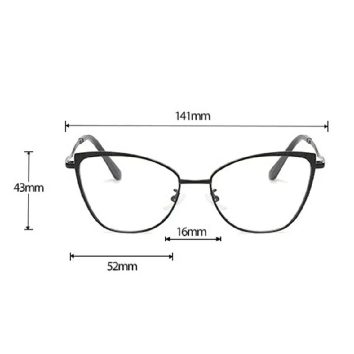 Fashion Anti Blue Light Eyewear Photogray Sunglasses Metal Cat Eye Glasses Photochromic Eyeglasses Sunglasses Blue Light