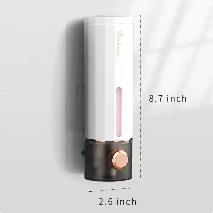 Wall-Mounted Manual Soap Dispenser with Large Capacity & Vacuum Pump – Bathroom & Kitchen Liquid Soap Holder