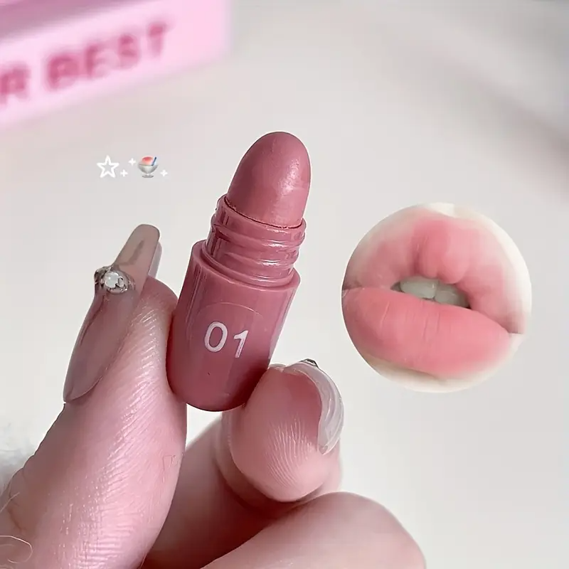 12-Pack Cute Mini Matte Lipstick Set - Rich, Soft, Smooth Pink, Red & Brown Lip Glosses, Easy to Apply, Long-Lasting, Perfect Gift for Makeup Festival, Beginner-Friendly Nourishing Lipstick Kit